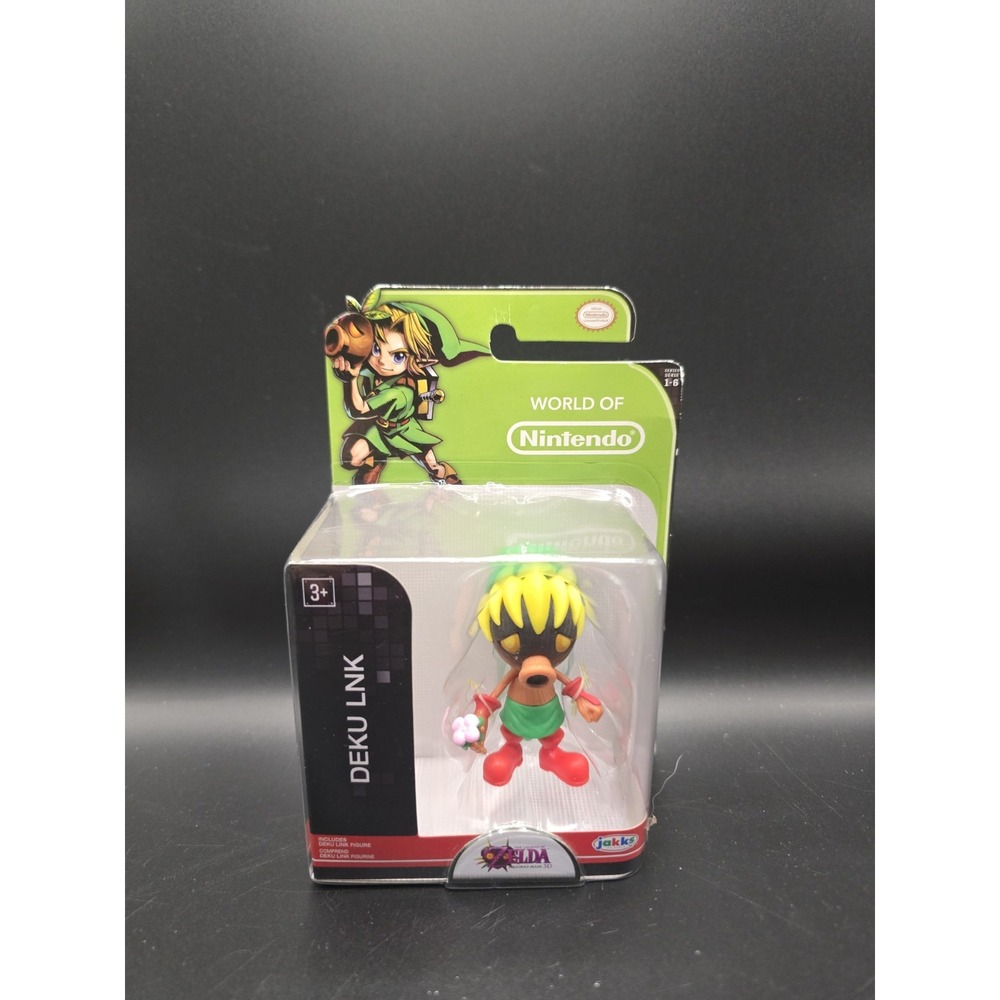 World of Nintendo Legend of Zelda Deku Link 2.5" Figure Jakks 86728 Sealed New